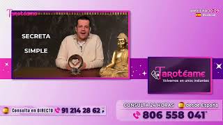 Tarot en DIRECTO:  Amor,  Dinero,  Salud | Horóscopo y Tarot Gratis