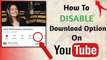 How To Disable Download Option On Youtube Video | Disable Download And Share Option On Youtube video