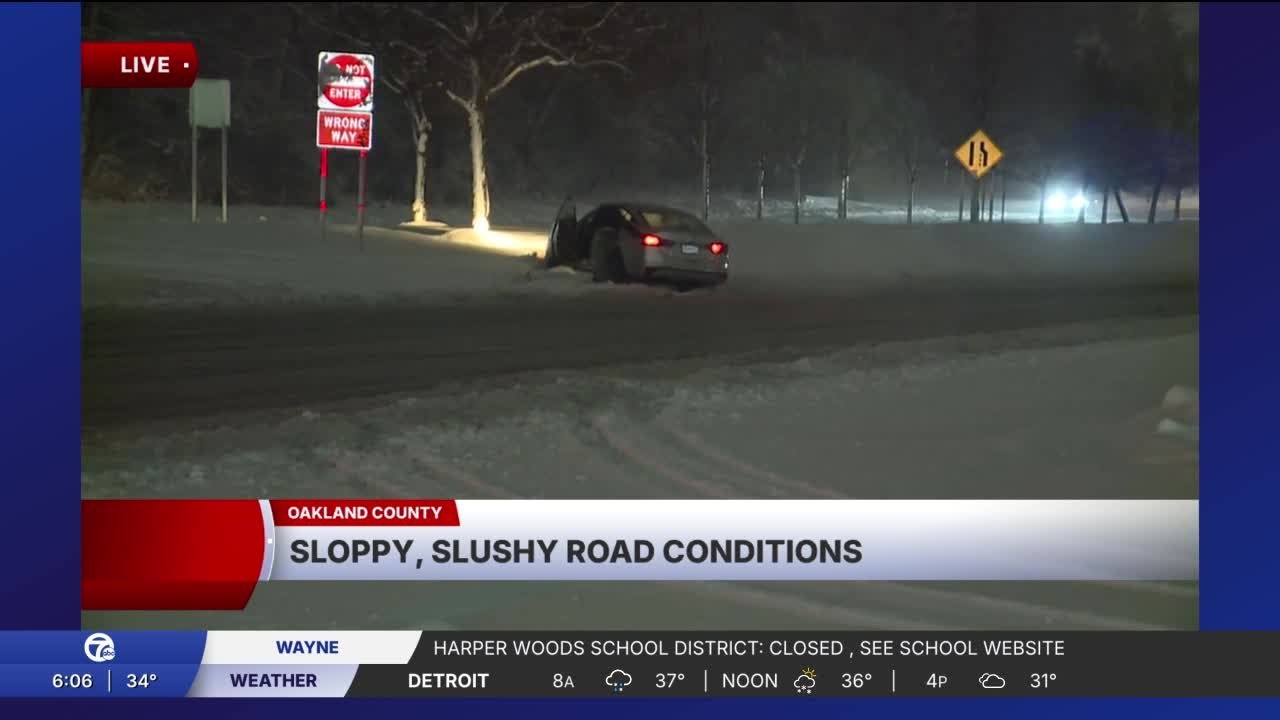 The latest on highway and side road conditions in metro Detroit - YouTube