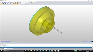 A8.Turning Simulation of Component Using Edgecam (CIM Lab, VTU)