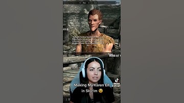 Making my 1st character in Skyrim! 🤗 #fyp #fypシ #fypage #skyrim #karens #elf #elderscrolls