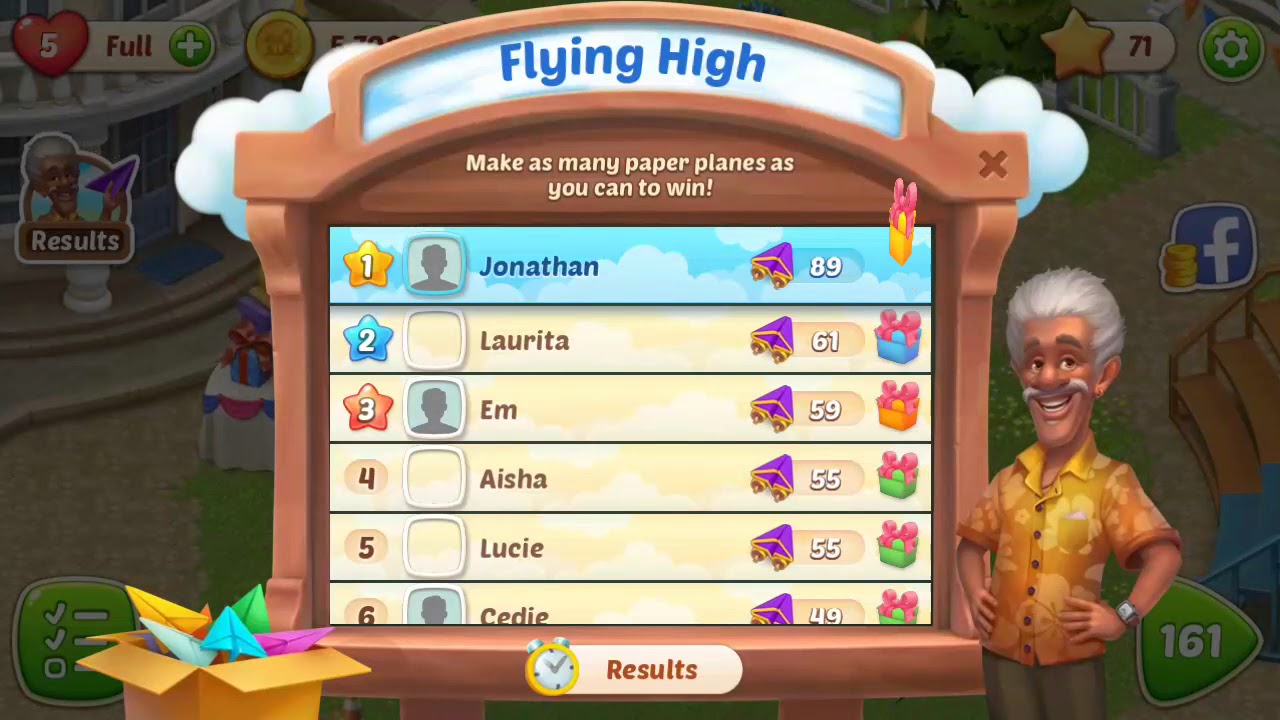 Homescapes flying high top of the league YouTube