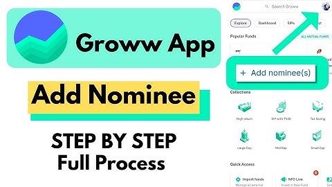 Groww App me Nominee Kaise Add Kare | Groww App me Nominee Add Nahi ho Raha hai