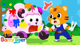 [HOT] Oh No! Baa Baa Sheep Truck Crashed Into a Tree! 🚚🌳 | Fix the Truck Game | Kids Car Cartoon