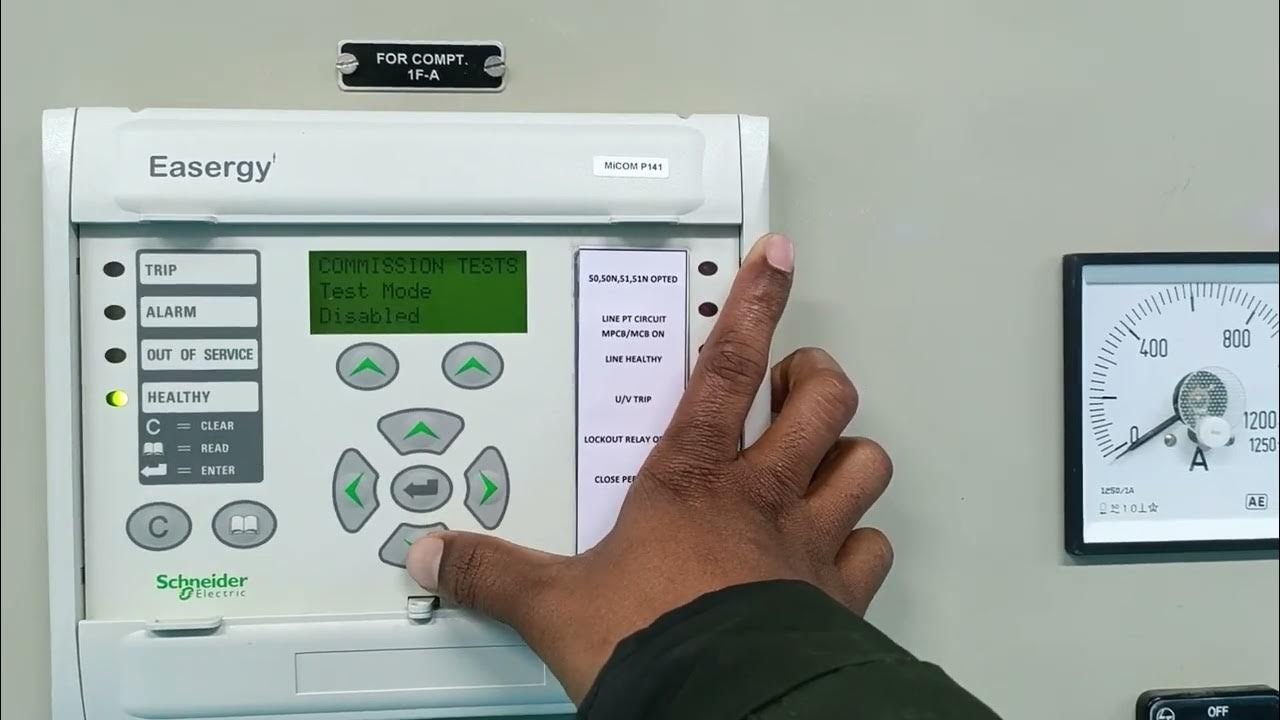 Micom P141/143 relay Commissioning test।trip test of Micom relay। CB&86