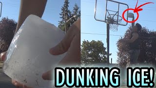 Awesome Ice Dunks Dunking Block Of Ice