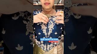 Wearing a blouse is as simple as tat! #ethnicfashion #saree