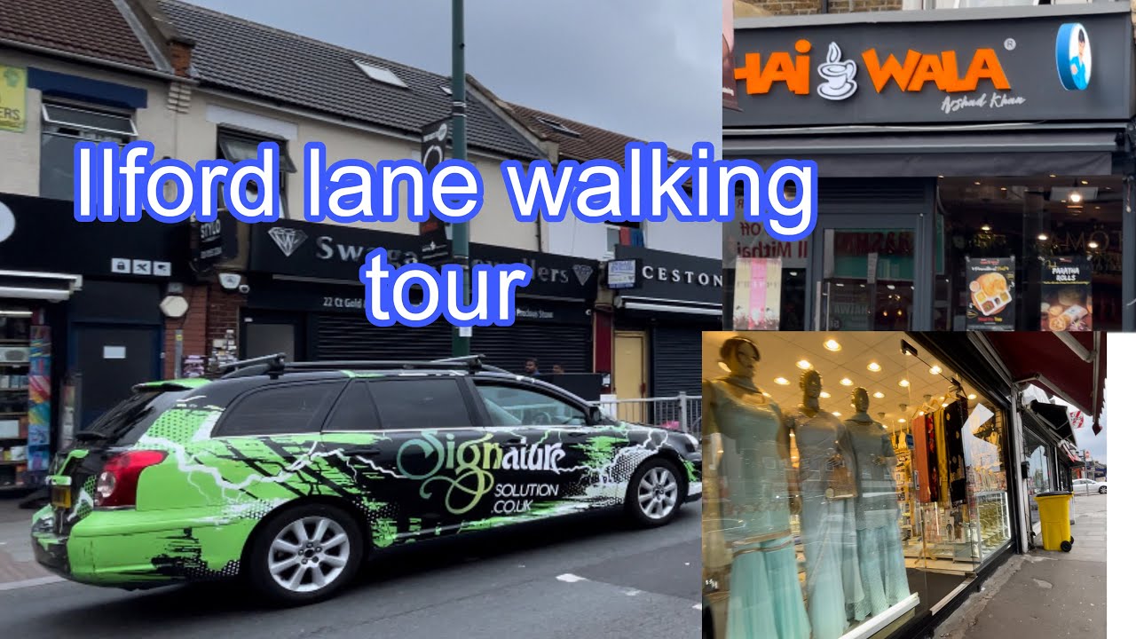 Ilford Lane London walking tour Ilford East London Street walk