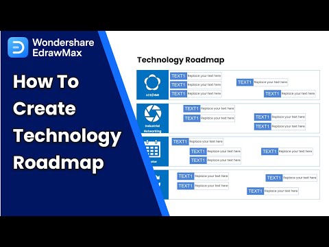 Technology Roadmap Tutorial in EdrawMax | How to Create a Roadmap