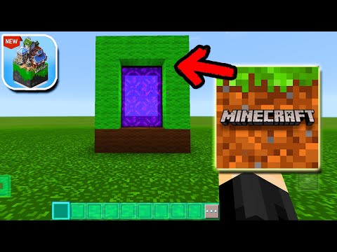 MASTER CRAFT: How To Make A PORTAL To Minecraft PE Dimension