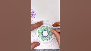 Spirograph ASMR Video, drawing shorts