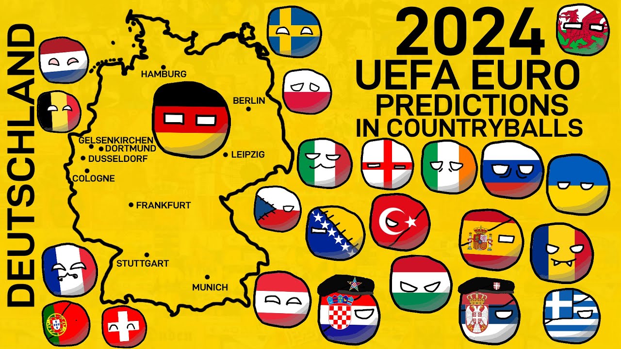 2024 UEFA EURO Predictions (in Countryballs) YouTube