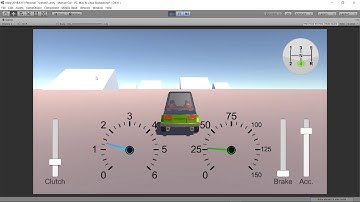 Manual Car Driving Simulation w/ Unity3D (Unity Connect Contest)