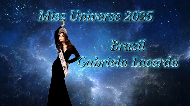 Miss Universe Brazil 2025 Gabriela Lacerda | #MissUniverse2025