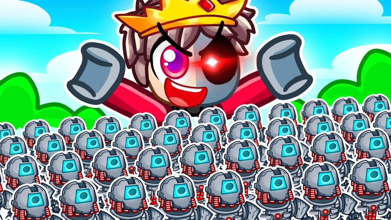 Making 9,345,345 ROBOTS To Build A ARMY to TAKE OVER THE WORLD In Roblox!
