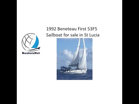 1992 Beneteau First 53F5 Sailboat for sale in St Lucia. $99,950 @BoatersNetVideos