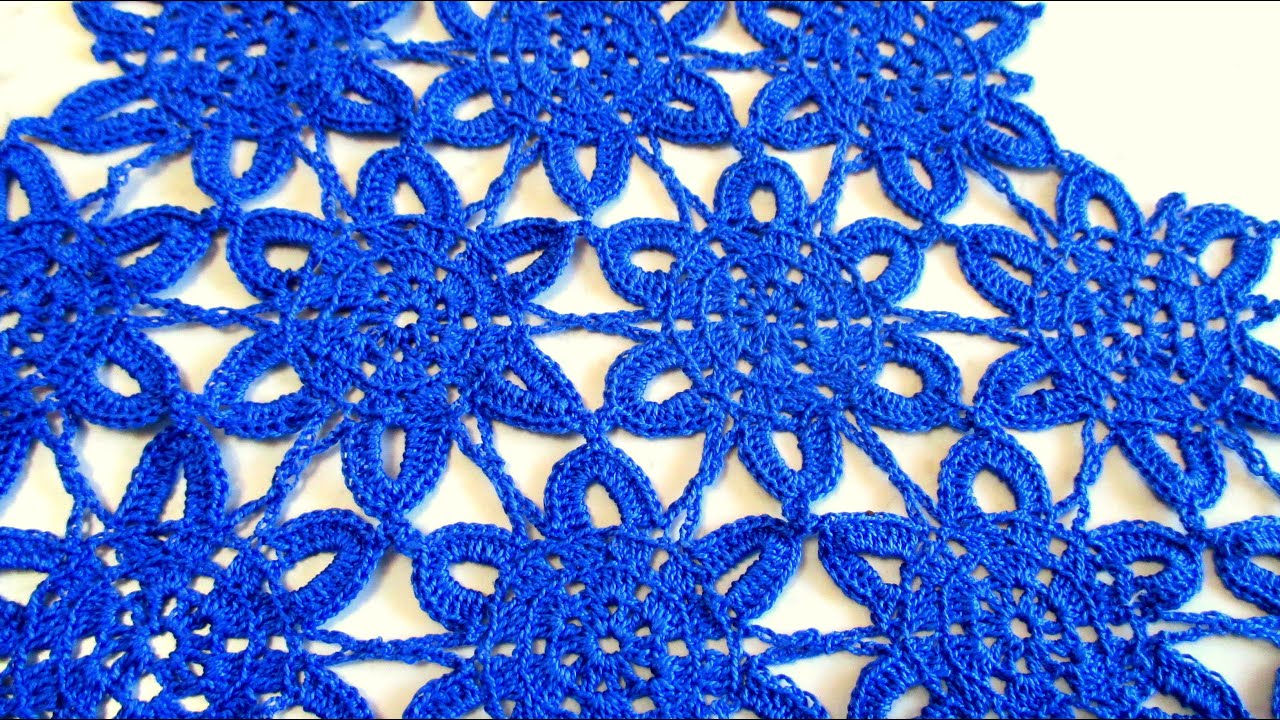 МК  Красивое платье крючком 1 часть. (мотив).