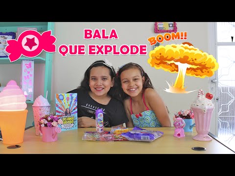 BALA QUE EXPLODE - EXPERIMENTANDO DOCES DA LIBERDADE! - JULIANA BALTAR