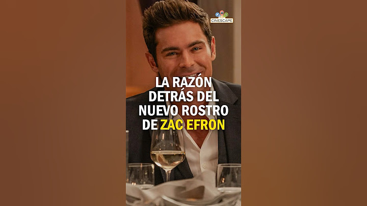 La razón detrás del nuevo rostro de Zac Efron
