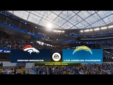 Madden NFL 24 - Denver Broncos (3-11) Vs Los Angeles Chargers (12-2 ...