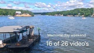 Memorial day weekend Boating here at Lake of the Ozarks  !!