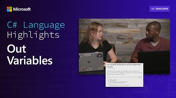C# Language Highlights: Out Variables