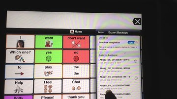 Transfer Proloquo2Go Vocab to another Device Using Dropbox App/Autism/nonverbal/AAC