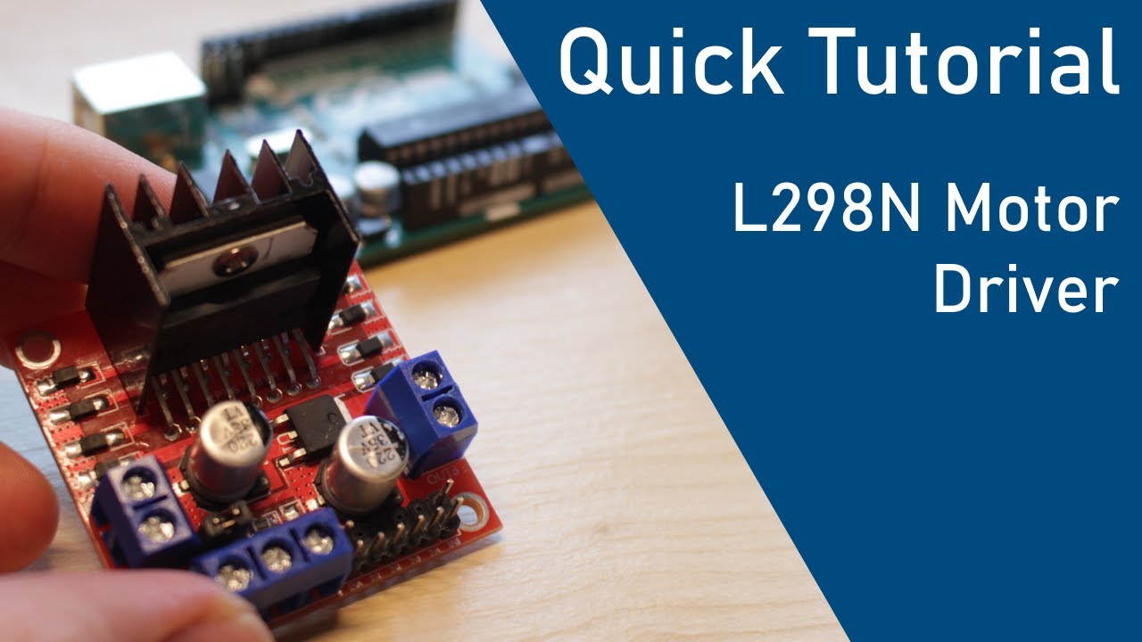 How To Use The L298n Motor Driver With Arduino Quick Tutorial Youtube