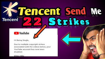Tencent Send me 22 Copyright Strikes 😭 |#Technogamerz need help 🙏
