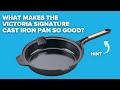 Could this be the most advanced cast iron skillet made i spoke with the owner of victoria cast iron