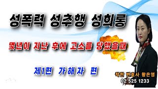 성폭력 성추행 성희롱  몇년이 지난 후 고소를 당했다면? #착한 변호사 황은영 02 525 1233