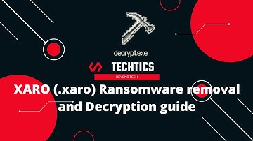 XARO Ransomware | (.xaro) Extension | Virus Removal and Decryption Guide | STOP/DJVU Ransom