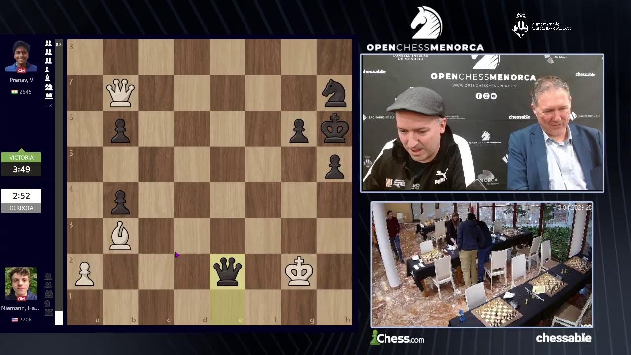 II Open Chess MENORCA Gukesh, Pepe Cuenca, Niemann... YouTube