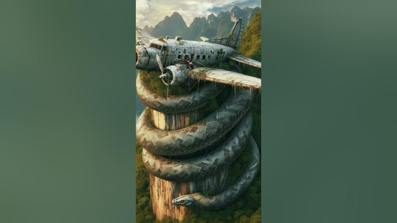 Nature exploration|Discovery airplane python|Amazon#snake #shotsvideo # ...