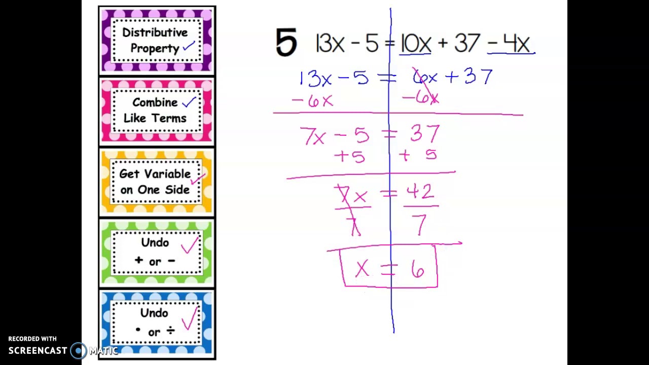 lesson 16 solving multi step problems with equations answer key
