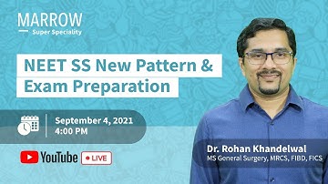 (Only for NEET SS) Live Session - How to prepare for new pattern NEET - SS by Dr. Rohan Khandelwal