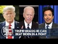 Trump Brags He Can Beat Biden in a Fight, Amazon’s Alexa Claims Election Fraud | The Tonight Show