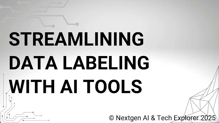 Streamlining Data Labeling with AI Tools