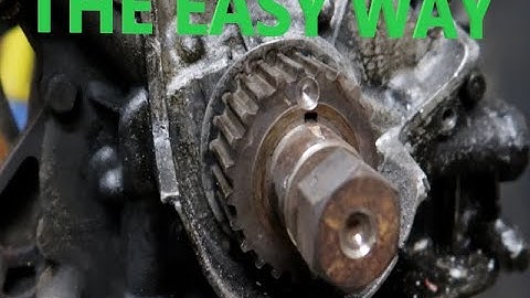 RB20DET TIMING GEAR REMOVAL