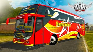 MOD BUSSID TERBARU JETBUS3+ Voyager HINO RK8 SUGENG RAHAYU FULL ANIM LINK MEDIAFIRE❗❗ screenshot 5