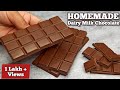 How to Make Dairy Milk Chocolate Bar at Home ! Silky Smooth Milk Chocolate Recipe