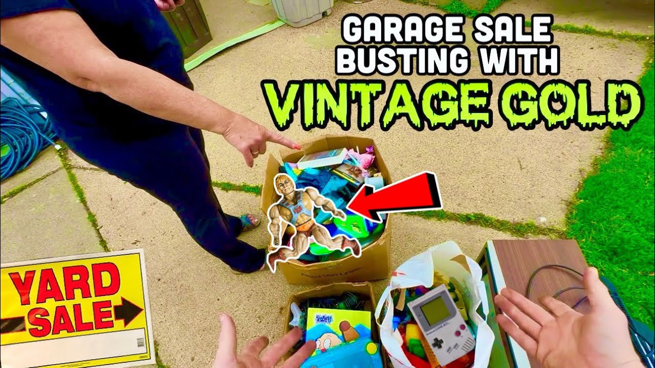 Джекпот винтажных игрушек на этой гаражной распродаже!!