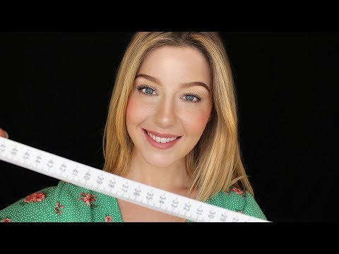 [ASMR] Super Relaxing Face Measuring