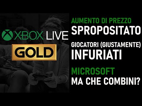 Video: Gli Abbonamenti Xbox Live Gold Aumenteranno I Prezzi Nel Regno Unito Dal Prossimo Mese