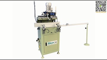 single axis aluminum pvc profile head copy router for doors and windows