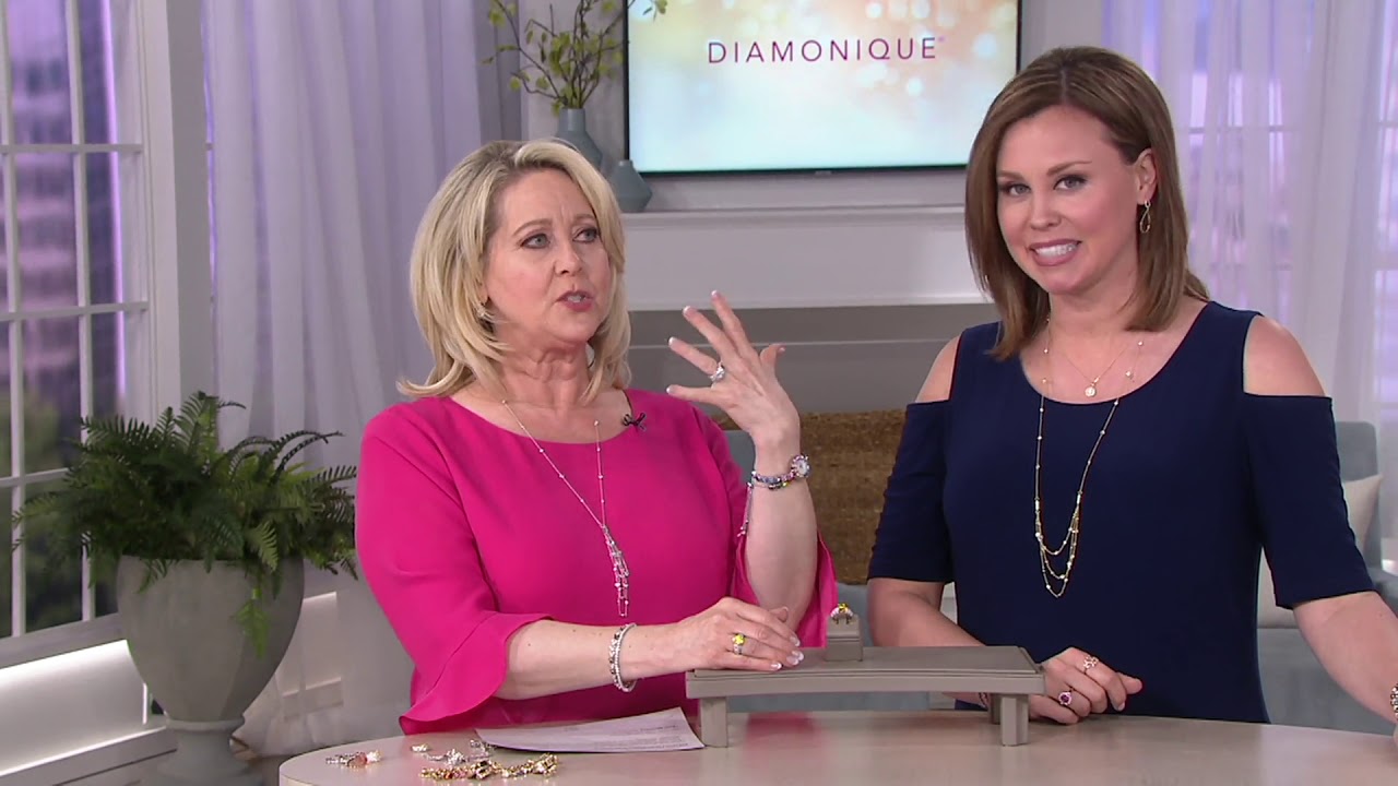 Diamonique Simulated Yellow Diamond Gold Plated 2.85ct Ring on QVC