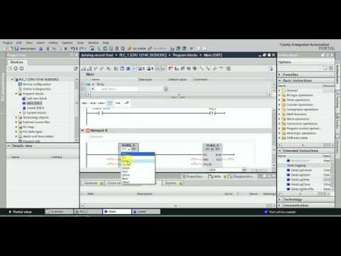 S7-1200 Data logging Siemens PLC