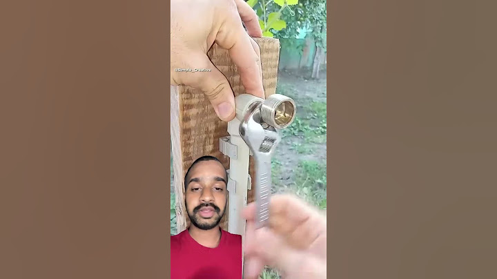 Unique technique for connecting a garden tap to a plastic pipe without a special coupling #shorts
