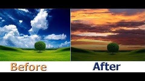 How to Easily and Quickly change a Sky in Photoshop CC 2019 Tutorial