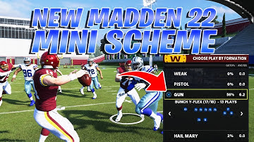 BEST OFFENSIVE SCHEME IN MADDEN 22!!! THIS SCHEME IS UNSTOPPABLE!!! (GUN BUNCH Y FLEX)